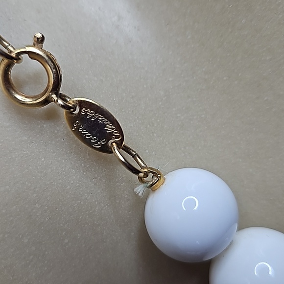 JOAN RIVERS BLACK AND WHITE CHUNCKY NECKLACE - Picture 3 of 8